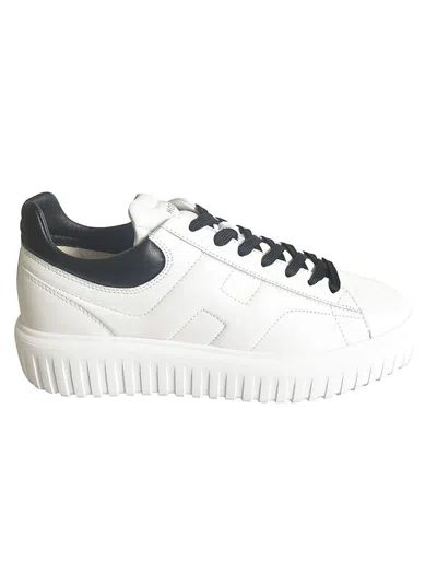 Hogan H645 Eather Sneakers In Multi