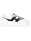 Hogan Nappa Leather Sneakers With Extralight Eva Sole In White