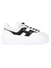 Hogan Nappa Leather Sneakers With Extralight Eva Sole In White