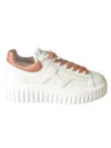 Hogan H645 Platform Sneakers In White