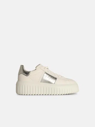 Hogan 'h645' White Leather Sneakers