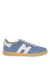 Hogan Cool Suede Sneakers In Dark Wash