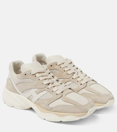 Hogan H665 Panelled Sneakers In White