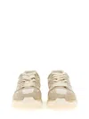 Hogan H665 Leather Sneakers In Beige