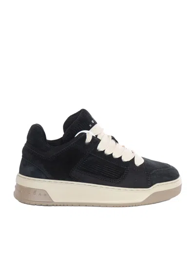 Hogan Sneakers Lace-up Padded Collar In Black