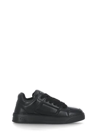Hogan H667 Allacciato Shoes In Black