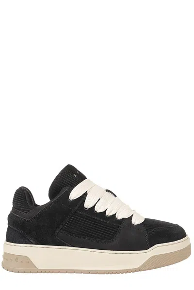 Hogan Sneakers Lace-up Padded Collar In Black