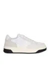 Hogan Chamallow Suede And Nappa Two-tone Sneakers In White