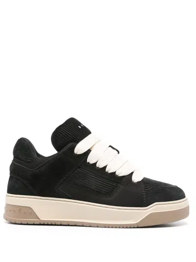 Hogan Sneakers Lace-up Padded Collar In Black