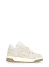 Hogan Round Toe Low-top Rubber Sole Sneakers In Neutrals
