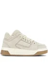 Hogan Round Toe Low-top Rubber Sole Sneakers In Nude & Neutrals