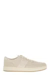 Hogan Smooth And Suede Leather H-tv Sneakers In Beige