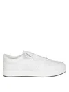 Hogan H668 Allacciato Fascia Logo Sneakers In White