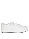 Hogan H668 Allacciato Fascia Logo Sneakers In White
