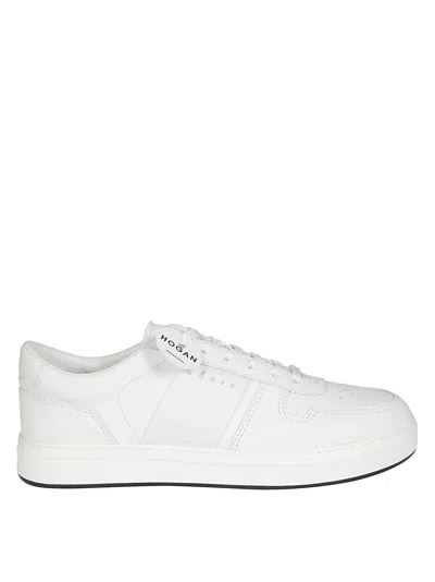 Hogan H668 Allacciato Fascia Logo In White
