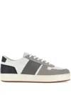 Hogan Smooth And Suede Leather H-tv Sneakers. In Black