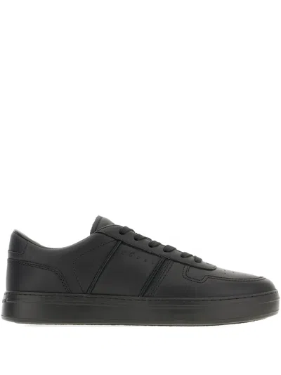 Hogan H668 Leather Lace-up Trainers