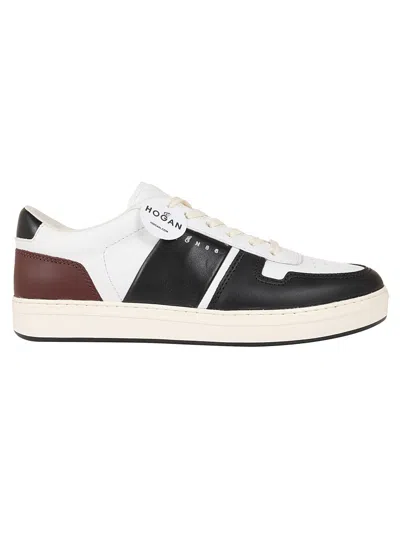 Hogan H668 Low-top Leather Sneakers In Multi
