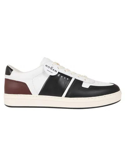 HOGAN H668 LOW-TOP LEATHER SNEAKERS