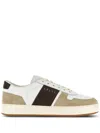 Hogan Brown Logo Sneakers In White