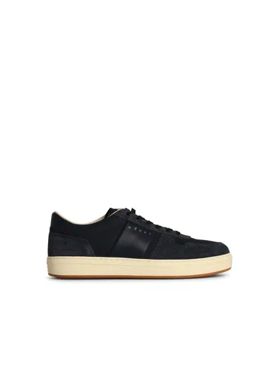 Hogan 'h668' Navy Leather Sneakers