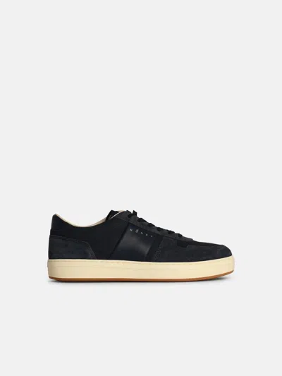 Hogan 'h668' Navy Leather Sneakers