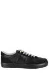 Hogan H-tv Smooth And Suede Leather Sneakers Shoes In Nero