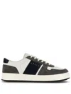 Hogan Smooth And Suede Leather H-tv Sneakers. In White