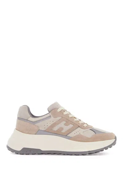HOGAN H669 - HI-FI FABRIC AND SUEDE TRAINERS