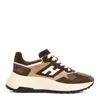 Hogan Brown Rebel Logo Sneakers In Brown
