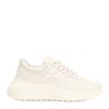 Hogan H669 Hi Fi White Coconut Leather Running Sneakers In Neutral