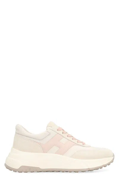 Hogan H669 Leather Low-top Sneakers In White