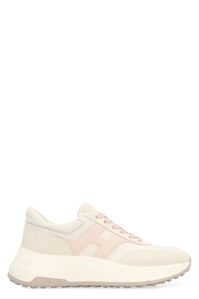 Hogan H669 Leather Low-top Sneakers In White