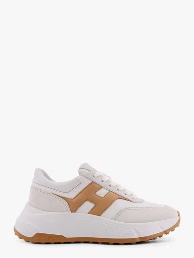 HOGAN H669 LEATHER SNEAKERS WITH OVERSIZE SOLE