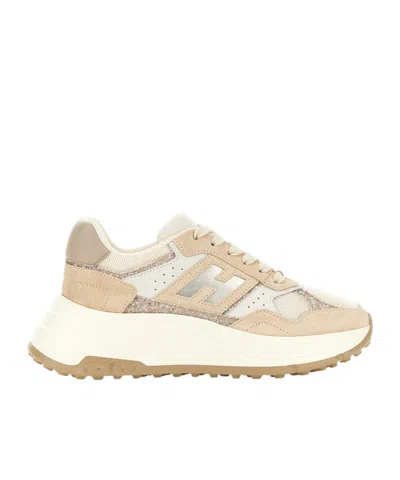 Hogan H669 Series Sneakers In Nude