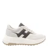Hogan Ivory Suede And Nappa Leather Low-top Sneakers In White