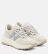 Hogan Chunky Sole Sneakers With Textured Outsole In White