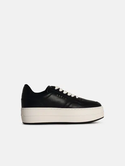 Hogan 'h670' Black Leather Sneakers