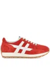 Hogan Running 86r Suede Red Sneakers In Rot
