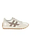 Hogan Men's 86er Suede And Mesh Sneakers In White