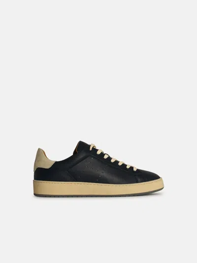 Hogan 'h672' Blue Leather Sneakers