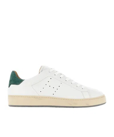 Hogan H672 Leather Low-top Sneakers In White