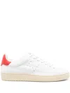 Hogan Leather Sneakers With Flat Rubber Sole