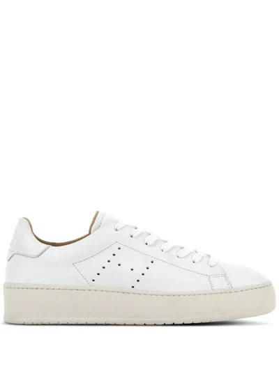 Hogan H672 Leather Sneakers In White