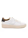 Hogan H672 Leather Woman Sneaker In White