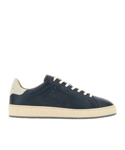 HOGAN HOGAN ROUND-TOE LACE-UP SNEAKERS