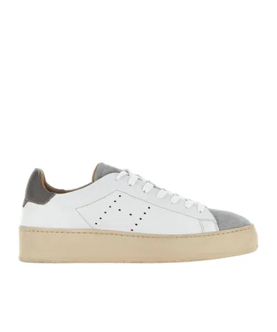 HOGAN HOGAN H672 ROUND TOE LACE-UP SNEAKERS