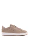 Hogan Rubber Sole Sneakers Perforated Detailing