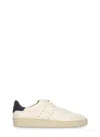 Hogan Leather Sneakers With Perforated Round Toe In Multi