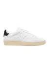 Hogan Leather Sneakers With Perforated Round Toe In White